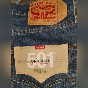 LEVI'S 501 JEANS STRAIGHT LEG